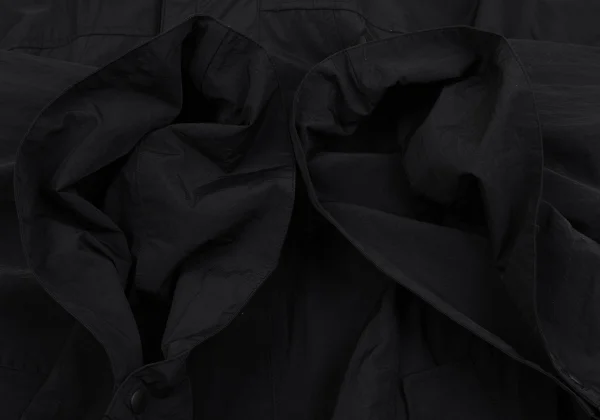 UN3D. Nylon Drawcord Hooded Cape Coat K-162244_009