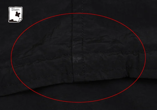UN3D. Nylon Drawcord Hooded Cape Coat K-162244_011