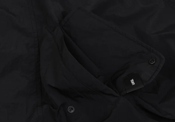 UN3D. Nylon Drawcord Hooded Cape Coat K-162244_013