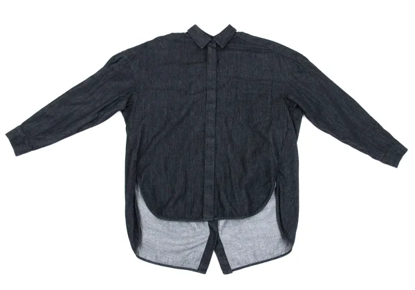 ENFOLD Cotton Opening Design Denim Shirt K-162246_002