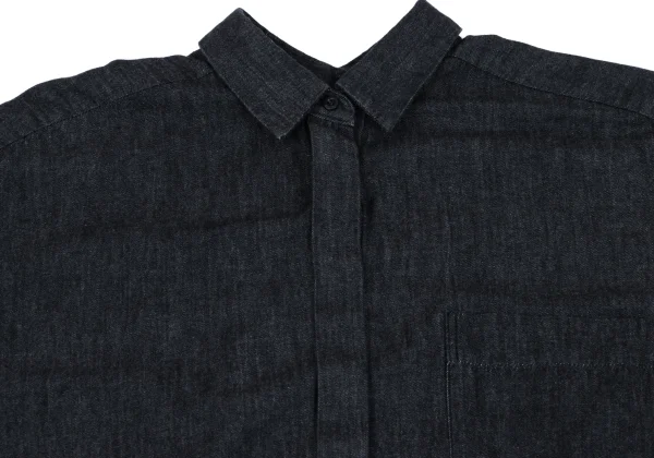 ENFOLD Cotton Opening Design Denim Shirt K-162246_003
