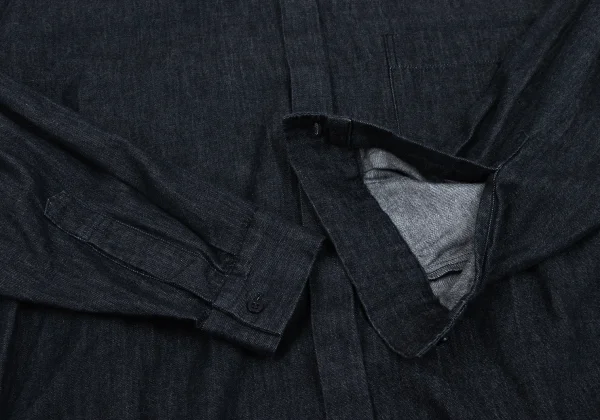 ENFOLD Cotton Opening Design Denim Shirt K-162246_007