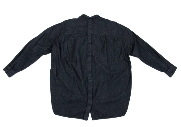 ENFOLD Cotton Opening Design Denim Shirt K-162246_010