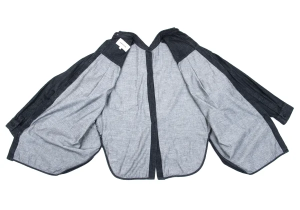 ENFOLD Cotton Opening Design Denim Shirt K-162246_011