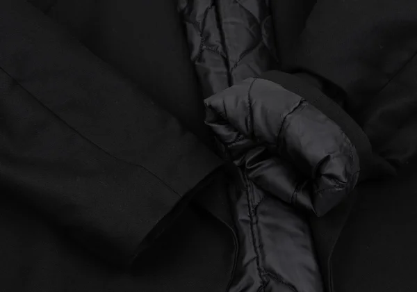 ENFOLD Cotton Rayon Quilted Lining Buttonless Jacket K-162247_006