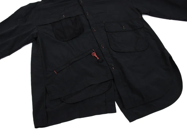 nagonstans Color Buttonhole Mesh Pocket Shirt K-162248_007