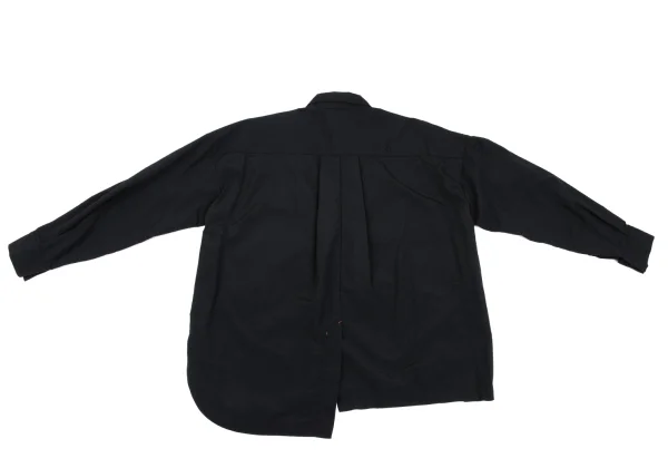 nagonstans Color Buttonhole Mesh Pocket Shirt K-162248_012