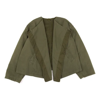 KAPITAL Ripstop Collar-less Jacket
