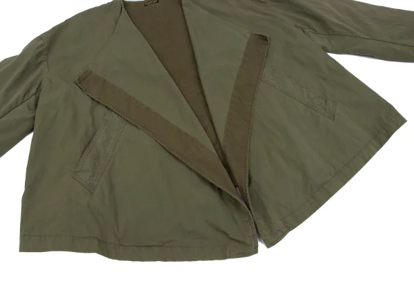 KAPITAL Ripstop Collar-less Jacket K-162250_007
