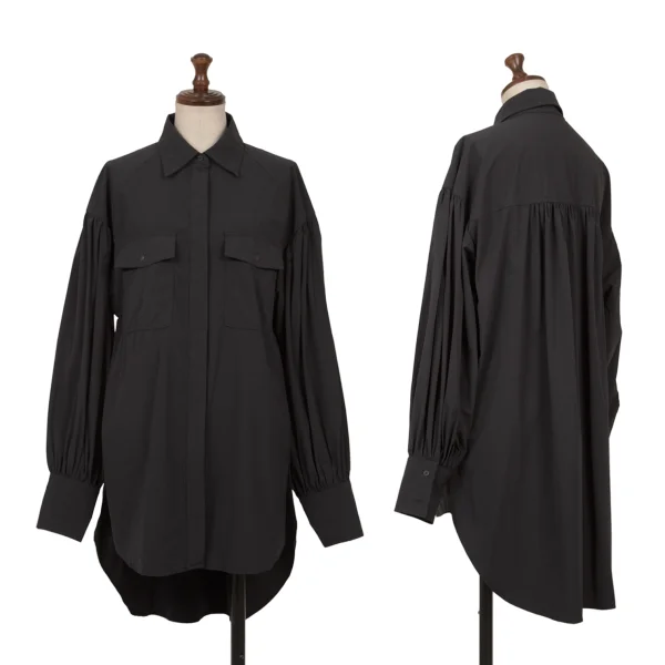 ETRE TOKYO x Speedo Stretched Blouse Black F K-162252_001