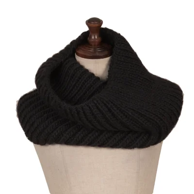 REALITY STUDIO Wool Rib Knit Neck Warmer