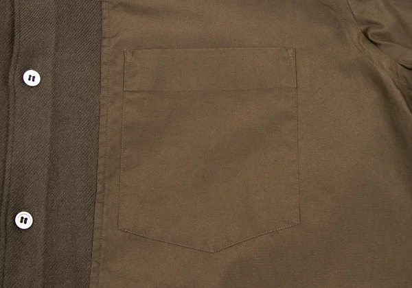 COMME des GARCONS HOMME Cotton Wool Switch Design Long Sleeve Shirt K-162256_007