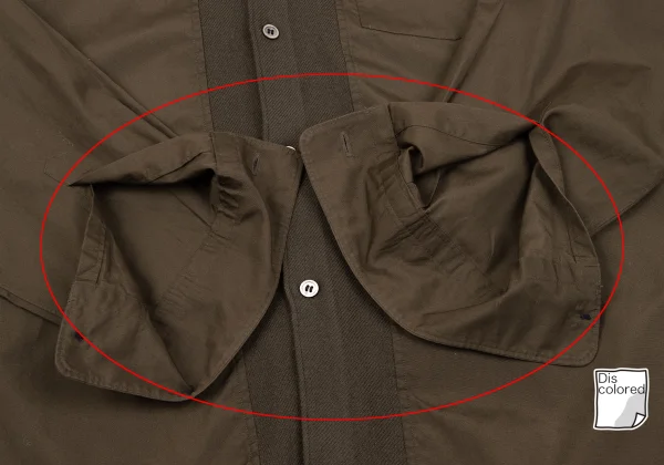 COMME des GARCONS HOMME Cotton Wool Switch Design Long Sleeve Shirt K-162256_010