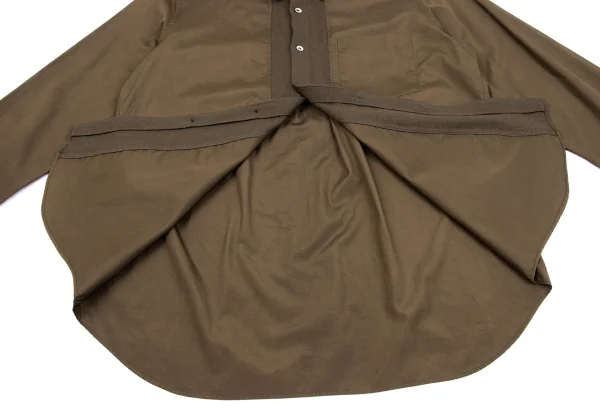 COMME des GARCONS HOMME Cotton Wool Switch Design Long Sleeve Shirt K-162256_013