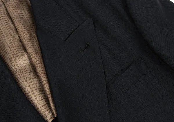 Jean Paul GAULTIER HOMME objet Wool Blend Peak Lapel Jacket K-162257_004