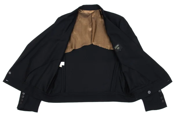 Jean Paul GAULTIER HOMME objet Wool Blend Peak Lapel Jacket K-162257_013