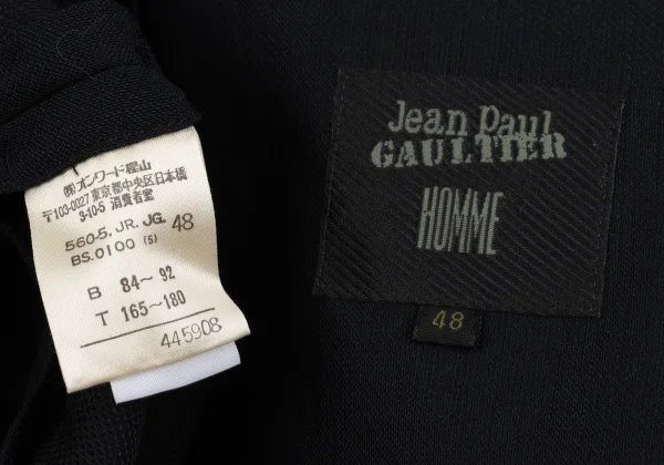 Jean Paul GAULTIER HOMME objet Wool Blend Peak Lapel Jacket K-162257_018