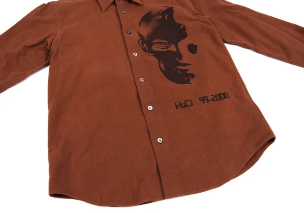 Jean Paul GAULTIER HOMME objet Moleskin Face Printed Shirt K-162259_008