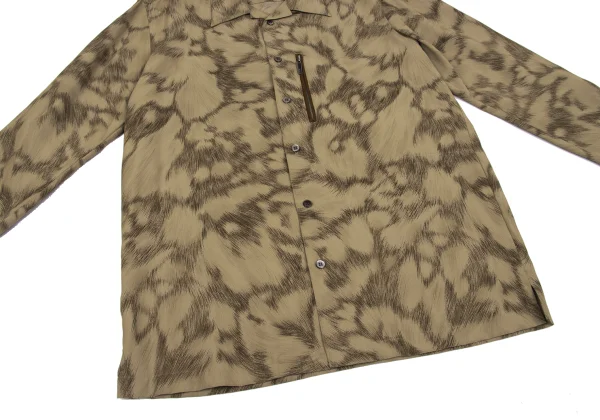 Jean Paul GAULTIER HOMME objet Graphic Printed Open Collar Shirt K-162260_009