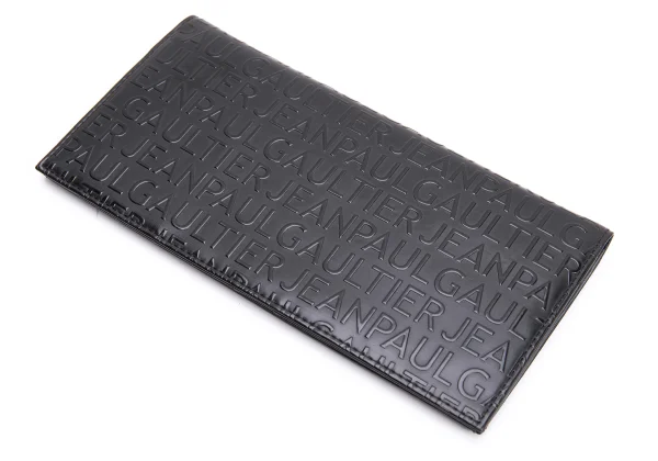 Jean Paul GAULTIER Logo Emboss Leather Wallet K-162262_003