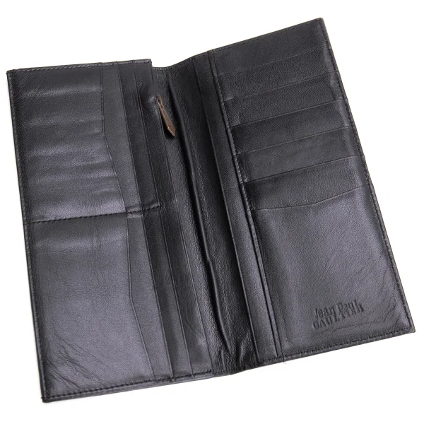 Jean Paul GAULTIER Logo Emboss Leather Wallet K-162262_005