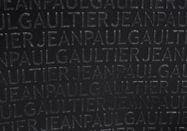 Jean Paul GAULTIER Scratch logo Emboss Clutch Bag K-162263_003