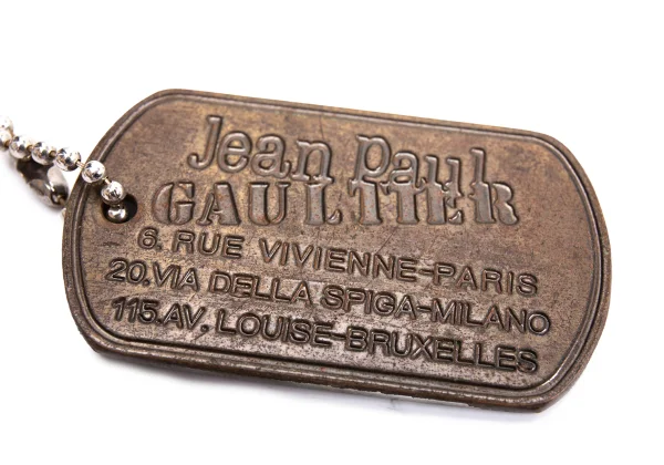 Jean Paul GAULTIER Scratch logo Emboss Clutch Bag K-162263_007