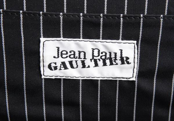 Jean Paul GAULTIER Scratch logo Emboss Clutch Bag K-162263_015