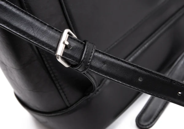 Jean Paul GAULTIER Metal Plate Leather Backpack K-162265_006