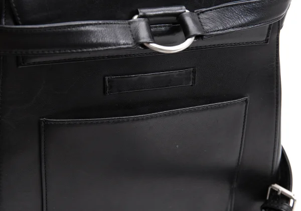 Jean Paul GAULTIER Metal Plate Leather Backpack K-162265_007