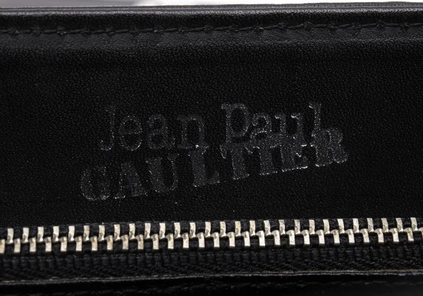 Jean Paul GAULTIER Metal Plate Leather Backpack K-162265_017