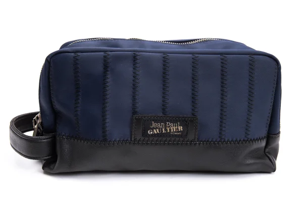 Jean Paul GAULTIER HOMME Double Zip Clutch Bag K-162266_002