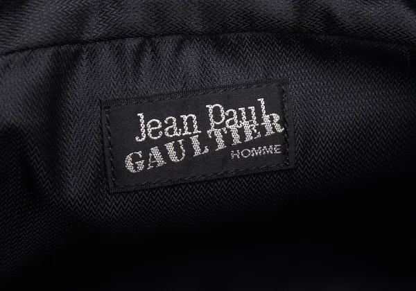 Jean Paul GAULTIER HOMME Double Zip Clutch Bag K-162266_012