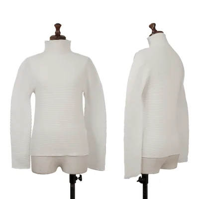 ISSEY MIYAKE me Stretch Pleated High Neck T Shirt