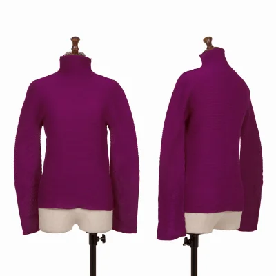 ISSEY MIYAKE me Stretch Pleats Turtle Neck T Shirt