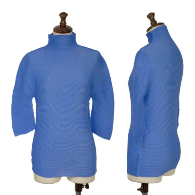 ISSEY MIYAKE me Stretch Pleats High-neck Top