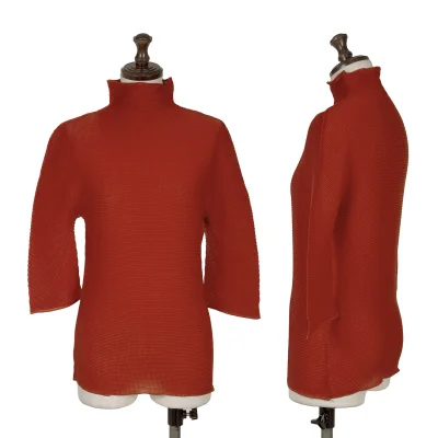 Unbranded Stretch Pleats High-neck Top