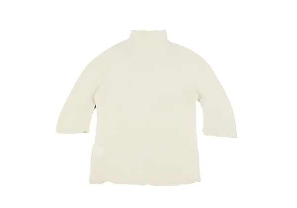 ISSEY MIYAKE me Stretch Pleated High Neck Half Sleeves T-shirt K-162282_011