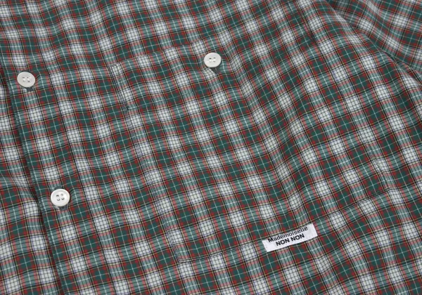 Mademoiselle NON NON Cotton Check Shirt K-162286_005