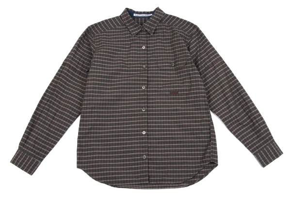Mademoiselle NON NON Cotton Check Shirt K-162291_002