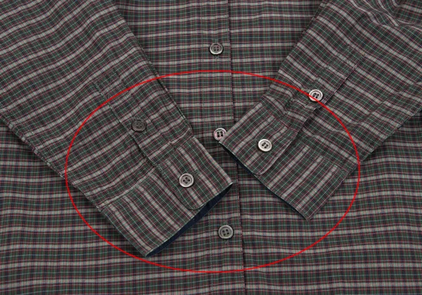 Mademoiselle NON NON Cotton Check Shirt K-162291_008