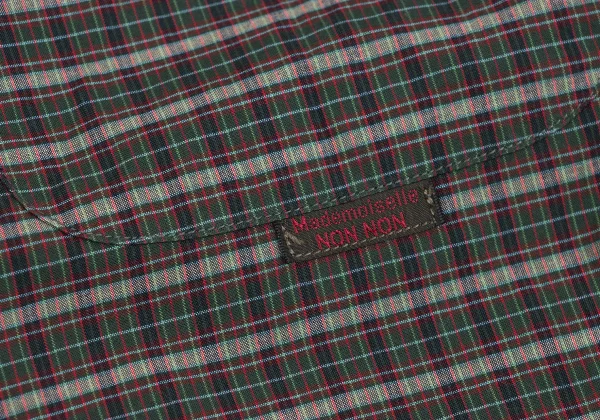 Mademoiselle NON NON Cotton Check Shirt K-162291_011