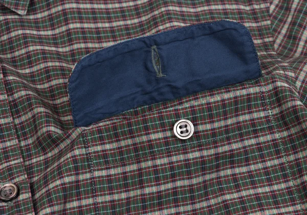 Mademoiselle NON NON Cotton Check Shirt K-162291_012