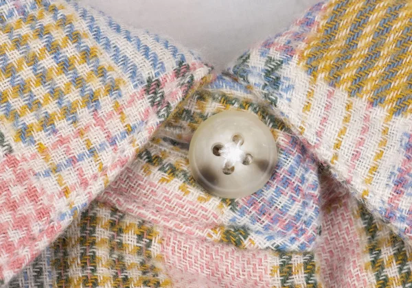 Mademoiselle NON NON Cotton Multi Check Flannel Shirt K-162292_004