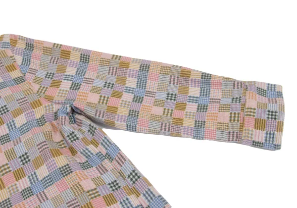 Mademoiselle NON NON Cotton Multi Check Flannel Shirt K-162292_005