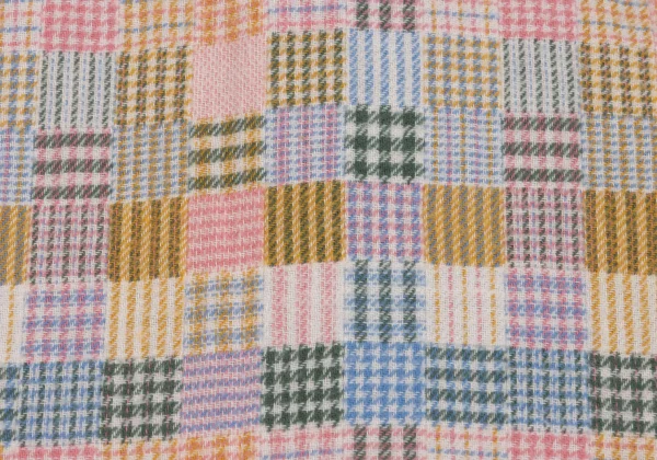 Mademoiselle NON NON Cotton Multi Check Flannel Shirt K-162292_010