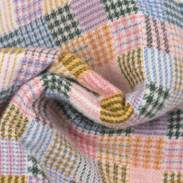 Mademoiselle NON NON Cotton Multi Check Flannel Shirt K-162292_011