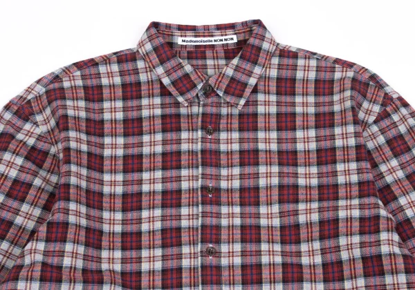 Mademoiselle NON NON Checked Long Sleeve Shirt K-162293_003