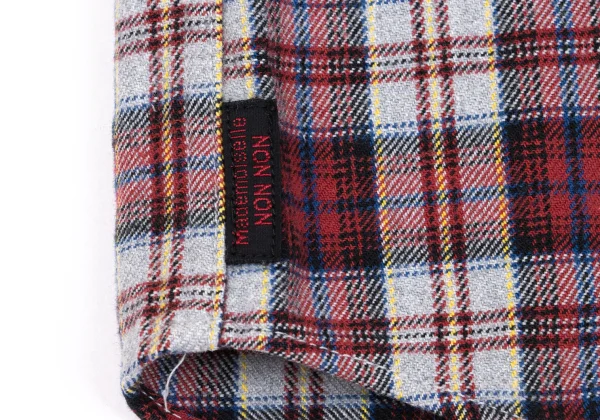 Mademoiselle NON NON Checked Long Sleeve Shirt K-162293_008