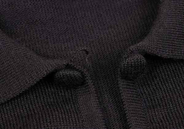 Mademoiselle NON NON Wool Patch Pocket Polo Knit K-162295_004